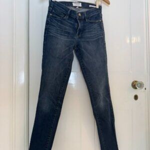 Frame Le High Skinny Jeans dark denim size 26